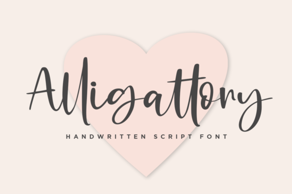Alligattory: A Handwritten Font for Elegant Editorial Design