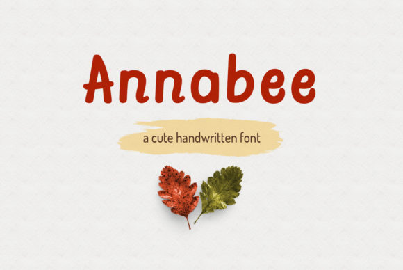 Annabee: A Friendly Handwritten Font for Branding