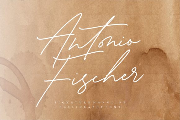 Antonio Fischer: A Handwritten Font for Crafters