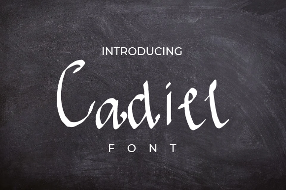 Cadiel: A Handwritten Font for Authentic Editorial Design