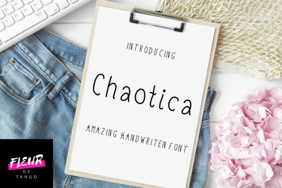 Chaotica: A Friendly Handwritten Font for Editorial Design