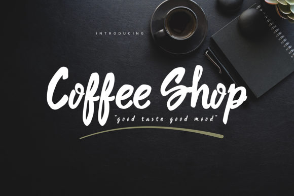 Coffee Shop Font: A Handwritten Typeface for Authentic Branding