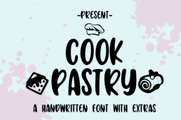 Cook Pastry: A Handwritten Font for Editorial Design