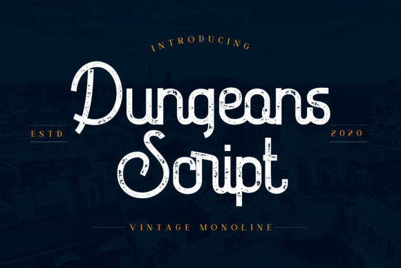 Dungeons: A Vintage Handwritten Font for Makers