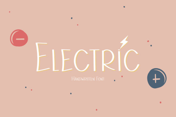 Electric: A Neat Handwritten Font for Crafters