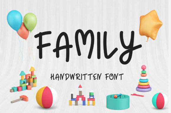 Family: A Handwritten Font for Web Design