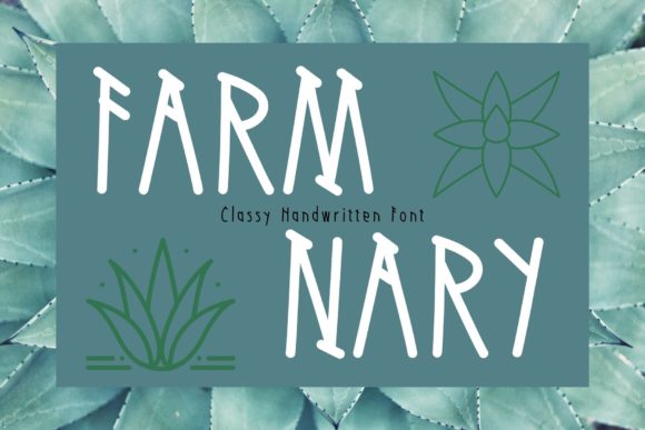 Farm Nary: A Handwritten Font for Authentic Branding