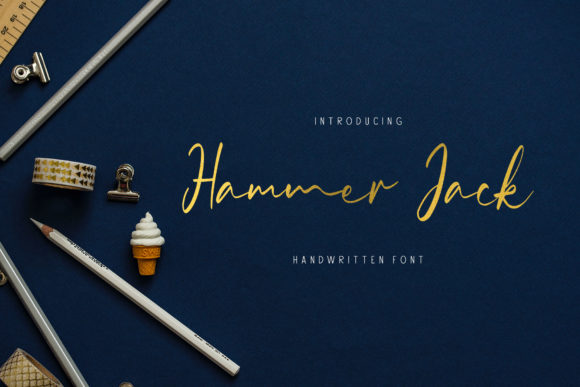 Hammer Jack: A Timeless Handwritten Font for Editorial Design