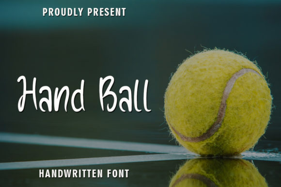 Hand Ball: A Handwritten Font for Modern Web Design