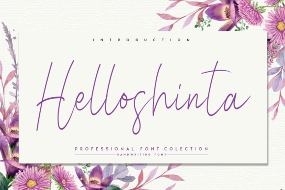 Helloshinta: A Handwritten Font for Makers