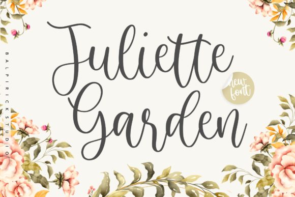 Juliette Garden: A Handwritten Font for Editorial Elegance