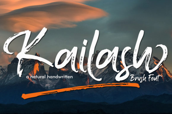 Kailash: An Elegant Handwritten Font for Crafters