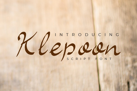 Klepoon: The Elegant Script Font for Marketers