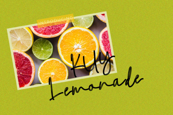 Kuy Lemonade: A Timeless Handwritten Typeface for Editors