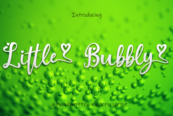 Little Bubbly: A Charming Script Font for Small Business Branding