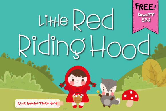 Little Red Riding Hood: A Handwritten Font for Web Design