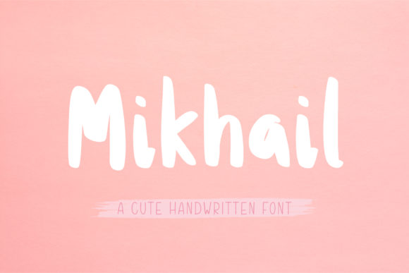 Mikhail: A Handwritten Font for Your Brand Identity