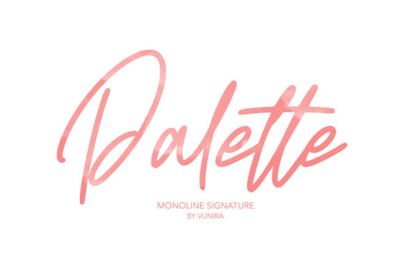 Palette: The Perfect Handwritten Font for Crafters
