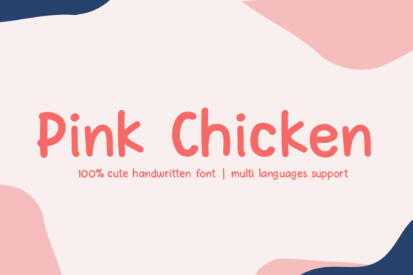 Pink Chicken: A Sweet Handwritten Font for Crafters