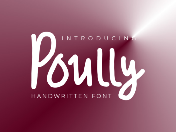 Poully: A Handwritten Font for Authentic Web Design