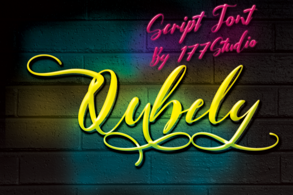 Qubely: A Charming Script Font for Web Design