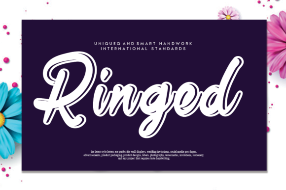 Ringed: A Premium Handwritten Font for Small Business Branding
