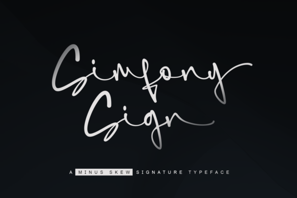 Simfony Sign: The Handwritten Font for Marketers