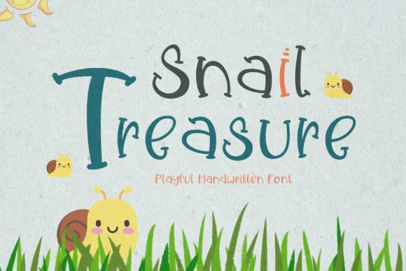 Snail Treasure: A Friendly Handwritten Font for Brands