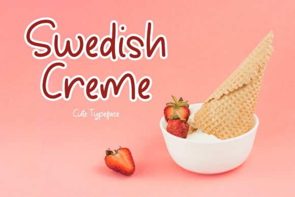 Swedish Creme: A Sweet Handwritten Font for Crafters