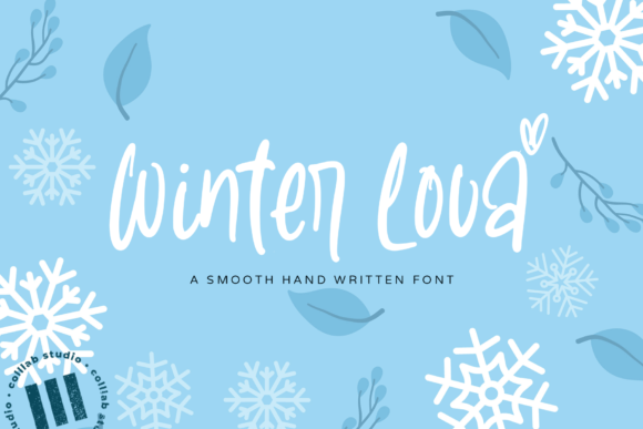 Winter Lova: A Handwritten Font for Editorial Design