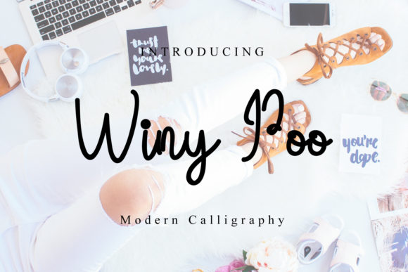 Winy Poo: A Clean Handwritten Typeface for Editorial Design